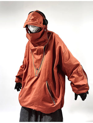 Fashion Techwear Jacket Cargo