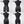 Goth Waist Body Chain — women's black faux-leather goth chain accessory