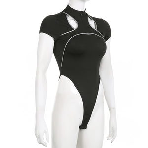 Techwear Bodysuit Striped