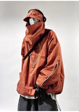 Fashion Techwear Jacket Cargo