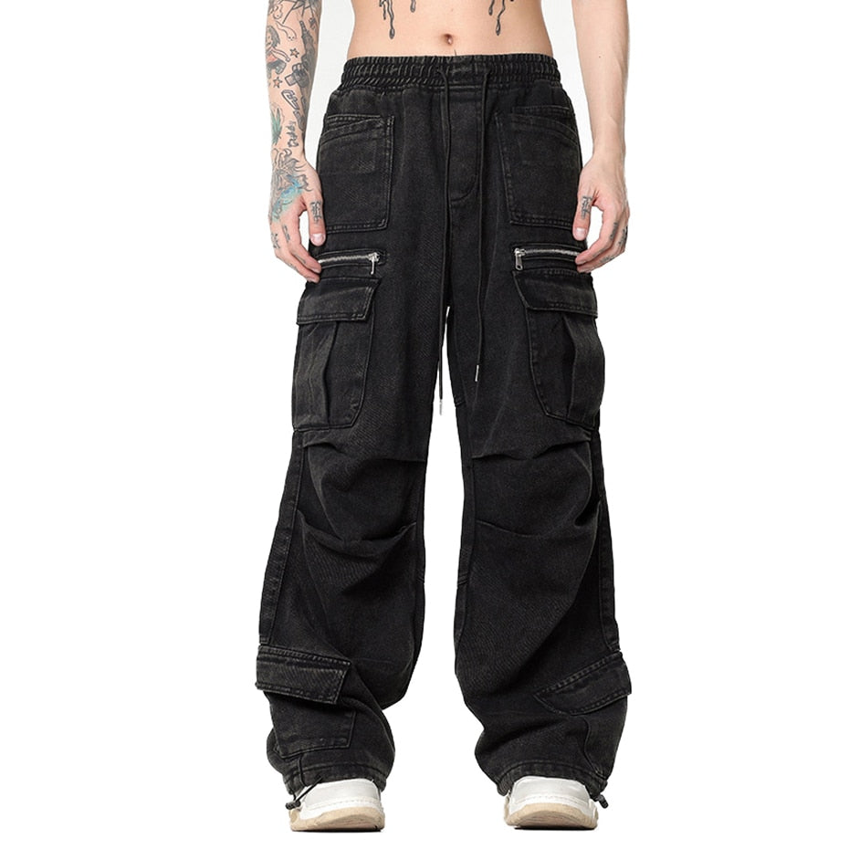 Vintage Denim Techwear Pants