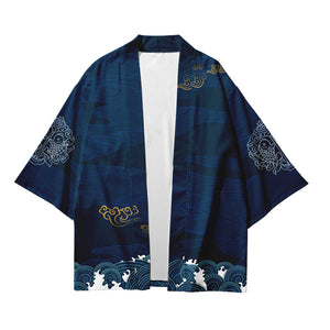 Male kimono blue