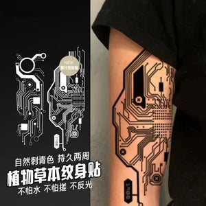 Cyberpunk style tattoos