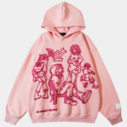 Sudadera con capucha Techwear Anime japonés