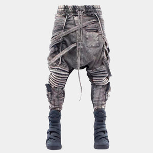Edge Pants black Men Zipper Pants-cyberpunk Clothing-street  Fashion-avantgarde Fashion-loose Pants-futuristic Clothing-unique-dark  Fashion -  Canada