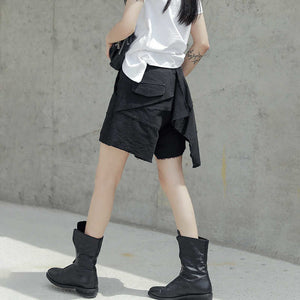 High Waist Techwear Shorts
