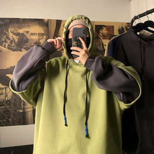 Oversized Techwear Hoodie Korean