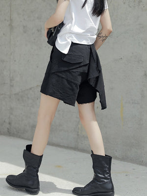 High Waist Techwear Shorts