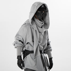 Cyberpunk grey hoodie