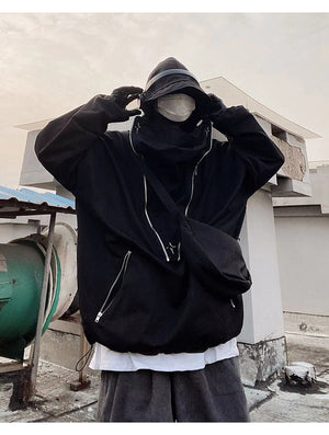 Fashion Techwear Jacket Cargo