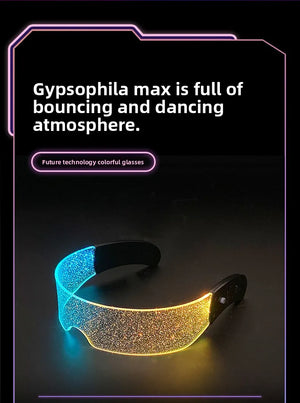 Cyberpunk Party LED Glasses