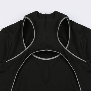Techwear Bodysuit Striped