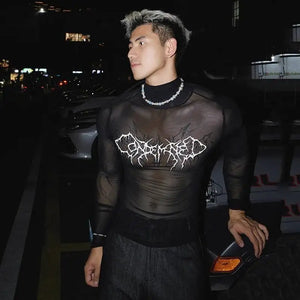 Techwear Mesh Compression Shirt