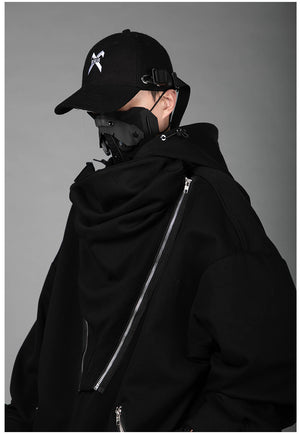 Techwear Black Tactical Hoodie