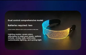 Cyberpunk Party LED Glasses
