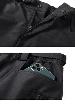 Black Cargo Techwear Pants