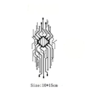 Cyberpunk style tattoos