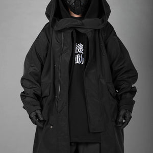 Long Techwear Summer Parka