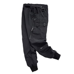 Black Cargo Techwear Pants