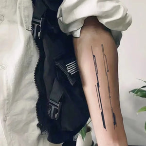 Cyberpunk arm tattoos