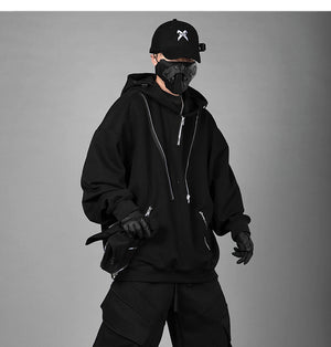 Techwear Summer Hoodie Harajuku