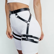 Jarretière Cuisse Goth Cuir PU