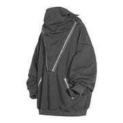Sweat à capuche tactique noir Techwear