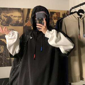 Oversized Techwear Hoodie Korean
