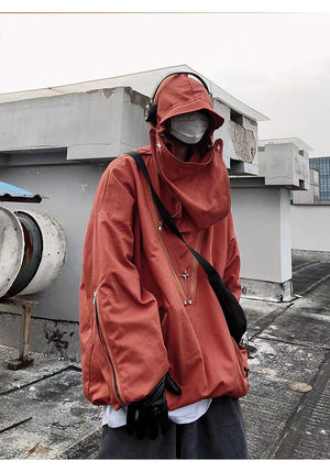 Fashion Techwear Jacket Cargo