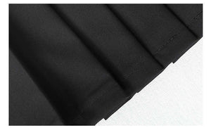 Pleated Long Techwear Trousers