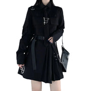 Ensemble deux pièces jupe techwear