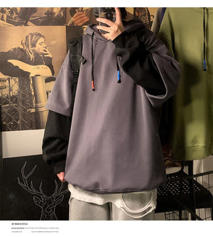 Oversized Techwear Hoodie Korean