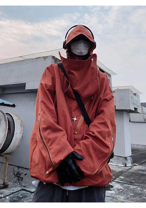 Fashion Techwear Jacket Cargo