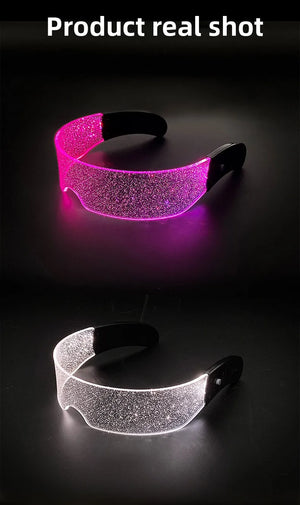 Cyberpunk Party LED Glasses