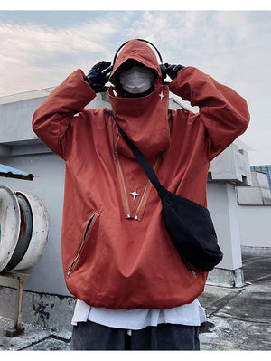 Fashion Techwear Jacket Cargo