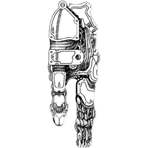 Cyberpunk hand tattoos