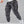 Techwear flap cargo pants in dark grey, product view