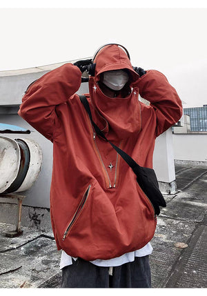 Fashion Techwear Jacket Cargo