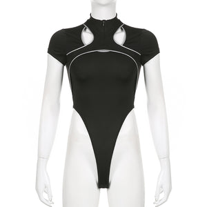 Techwear Bodysuit Striped