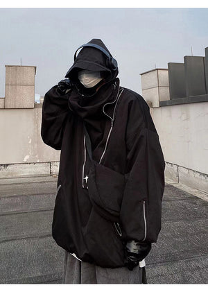 Fashion Techwear Jacket Cargo