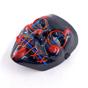 Masque Cyberpunk Halloween Néon Led