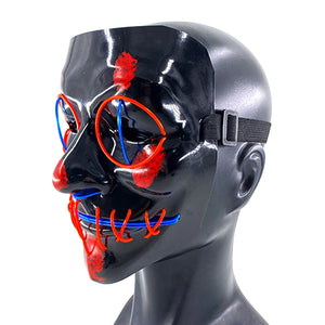Masque Cyberpunk Halloween Néon Led