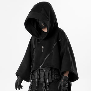 Cyberpunk crop hoodie