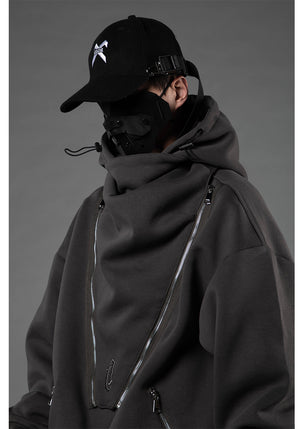 Techwear Black Tactical Hoodie