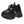 Schwarze Chunky Plateau-Sneakers