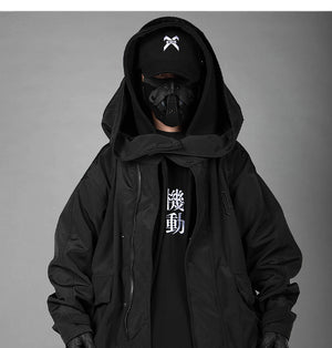 Long Techwear Summer Parka