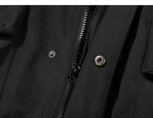 Long Techwear Summer Parka