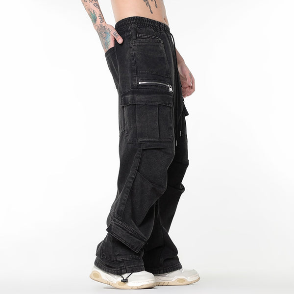 Vintage Denim Techwear Pants