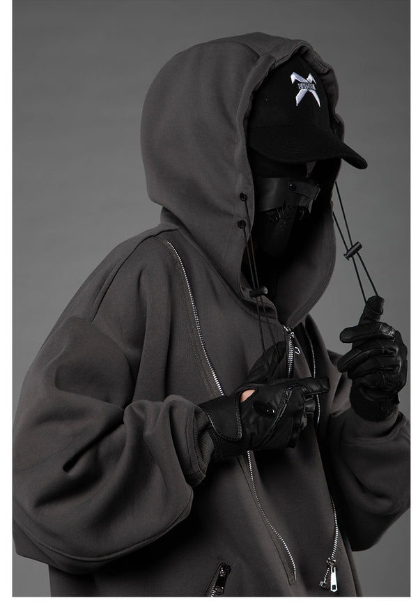 Techwear Black Tactical Hoodie