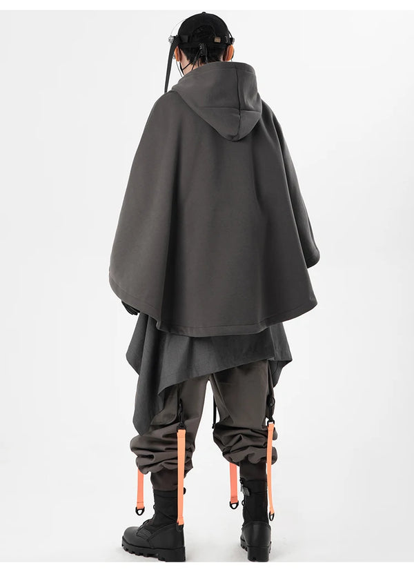 Two Piece Cloak Hoodie Cyberpunk